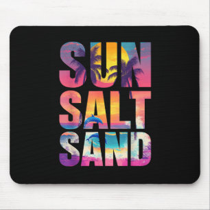 Tapis De Souris Sable Soleil Sable Summer Beach Vibes Famille Vaca