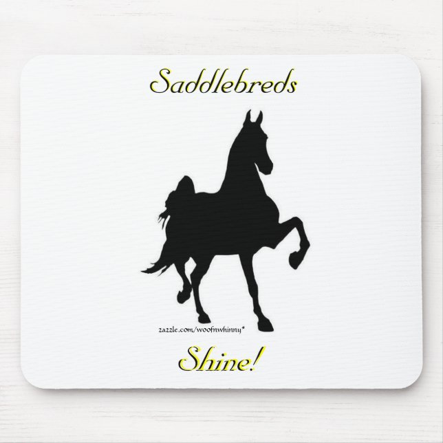 Tapis De Souris Saddlebreds Shine! (Devant)