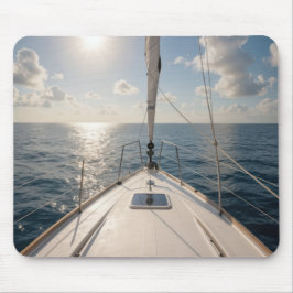 Tapis De Souris Sailboat On Calm Ocean Water