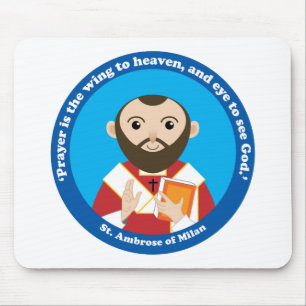 Tapis De Souris Saint-Ambrose de Milan