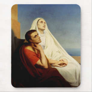Tapis De Souris Saint Augustin et Sainte Monique