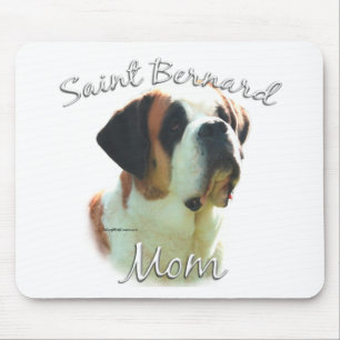 Tapis De Souris Saint Bernard (lisse) Maman 2
