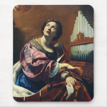 Saint Cecilia par Simon Vouet