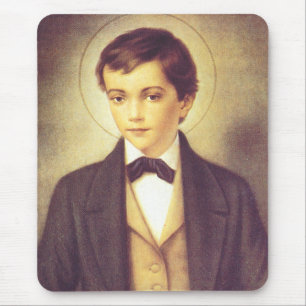 Tapis De Souris Saint Dominic Savio étudiant de John Bosco