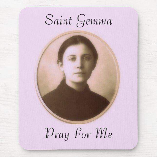 TAPIS DE SOURIS SAINT GEMMA PRIE POUR MOI (Devant)