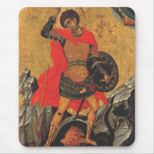 Tapis De Souris Saint Georges et le Dragon Grand Martyr