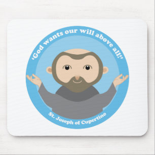 Tapis De Souris Saint-Joseph de Cupertino