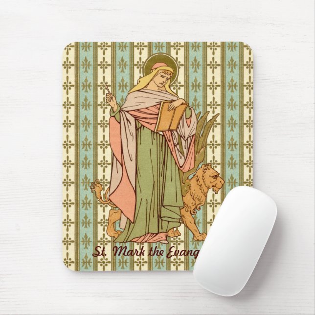 Tapis De Souris Saint-Marc l'évangéliste (RLS 09) (Style 2) (Avec souris)