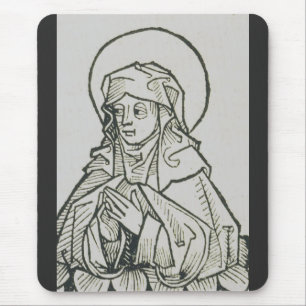 Tapis De Souris Saint Monica mère de l'Augustin d'Hippo