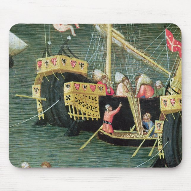 Tapis De Souris Saint-Nicolas sauve Mira de la famine (Devant)