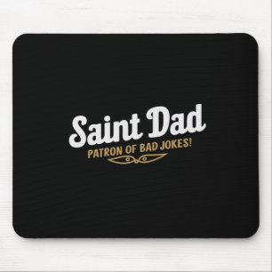 Tapis De Souris Saint Papa Patron De Mauvaises Blagues Drôle Fête 