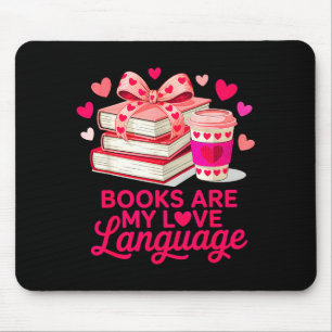 Tapis De Souris Saint-Valentin amoureux des livres les livres sont