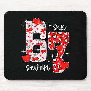 Tapis De Souris Saint-Valentin Six Sept Drôle 67 Mème Génération A