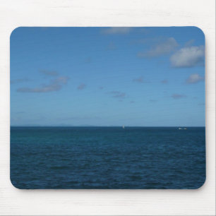 Tapis De Souris Sainte-Lucie Horizon Océan Bleu