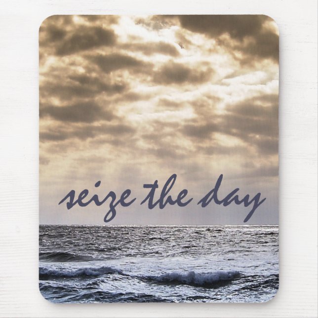 Tapis De Souris Saisir Le Jour, Inspirationnel, (Devant)