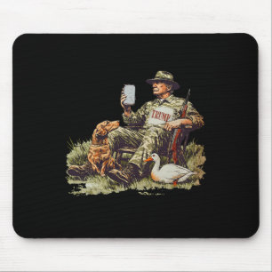 Tapis De Souris Saison de chasse aux canards drôle camouflage chas