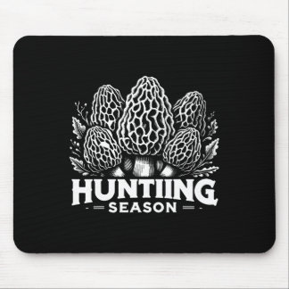Tapis De Souris Saison de chasse aux champignons Morel 1