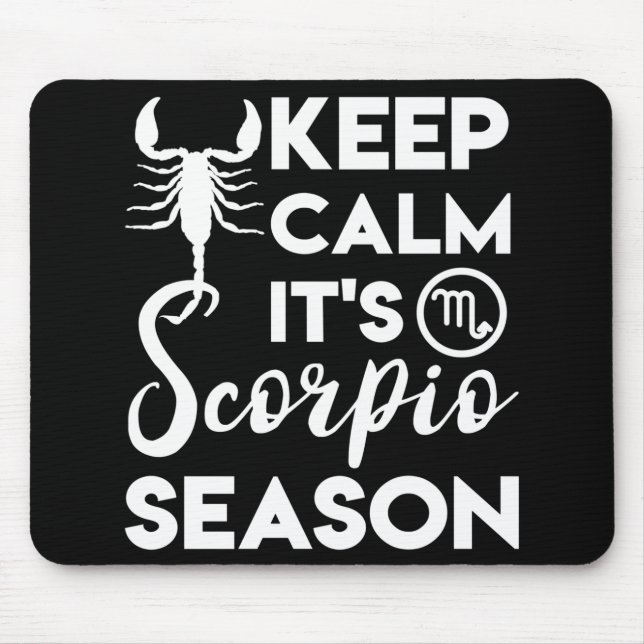 Tapis De Souris Saison Scorpio Zodiac Anniversaire Cadeau (Devant)