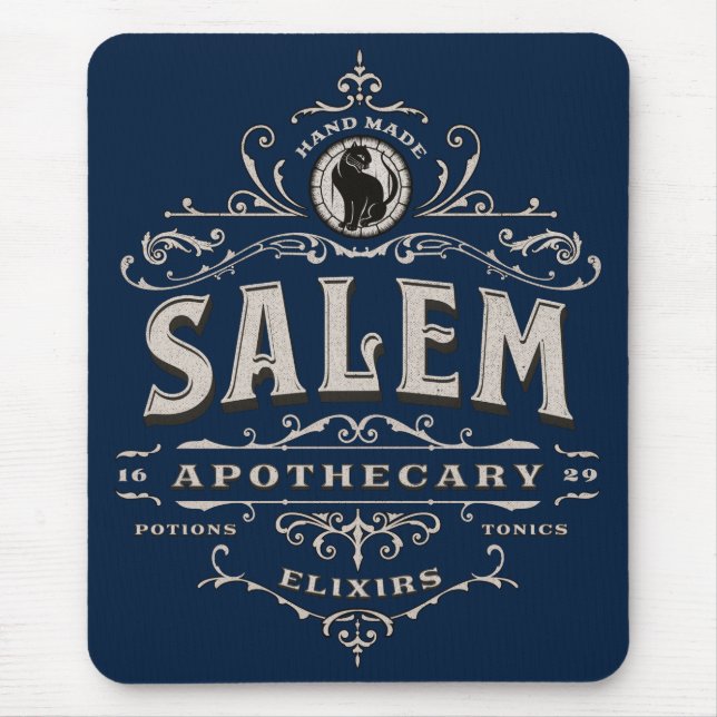 Tapis De Souris Salem Apothecary Witchcraft Magic Elixirs (Devant)