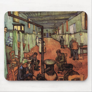 Tapis De Souris Salle dans l'hôpital d'Arles par Vincent van Gogh