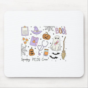 Tapis De Souris Salle de pédiatrie Citrouille de l'Halloween de l'
