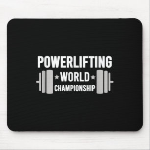 Tapis De Souris Salle de sport motivationnelle de Werlifter Monde