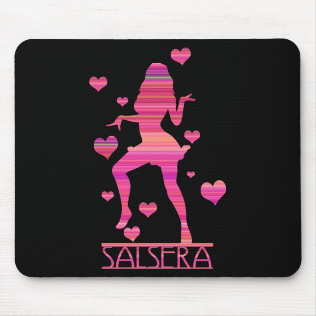 TAPIS DE SOURIS SALSERA - FILLE DE DANSE CHAUDE (Devant)