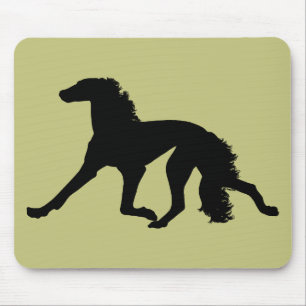 Tapis De Souris Saluki Silhouette