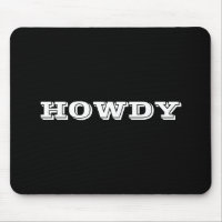 Salut ou nom "Howdy", Noir