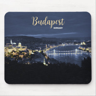 Tapis De Souris Salutations de Budapest Hongrie Souris Pittoresque
