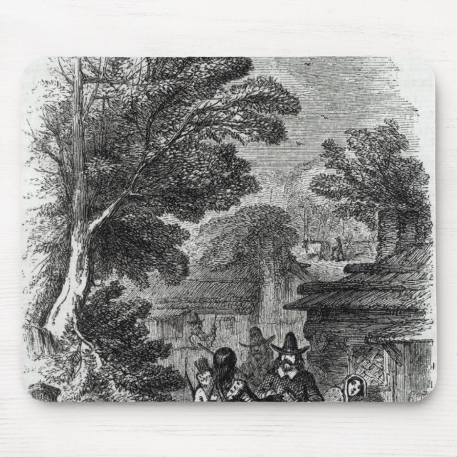 Tapis De Souris Samoset, le visiteur indien (Devant)