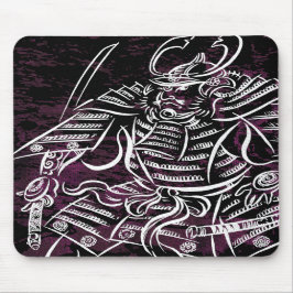 Tapis De Souris Samouraïs de shogoun - ligne blanche Mousepad de