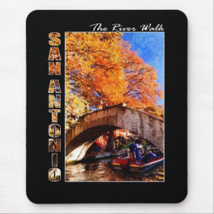 Tapis De Souris San Antonio, le Texas :  Pont de promenade de