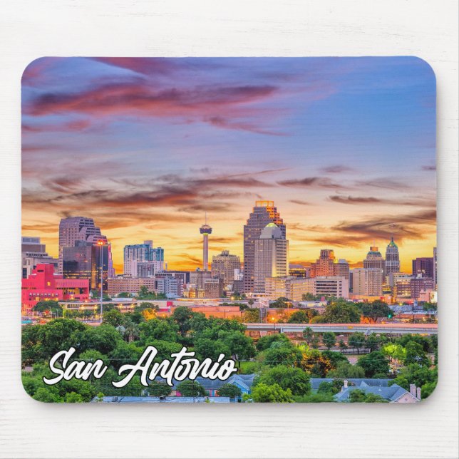 Tapis De Souris San Antonio, Texas, États-Unis (Devant)