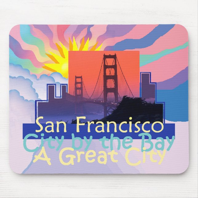 Tapis De Souris SAN FRANCISCO Mousepad (Devant)