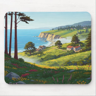 Tapis De Souris San Luis Obispo Californie Côte centrale