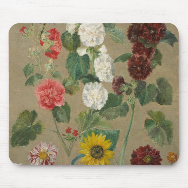 Tapis De Souris Sans titre (fleurs) (huile à bord) (Devant)