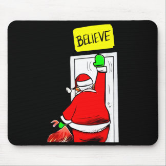 Tapis De Souris Santa Believe Noël
