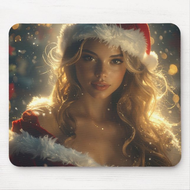 Tapis De Souris Santa Girl (Devant)