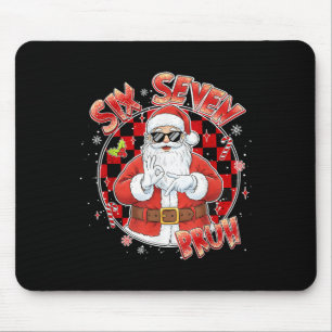 Tapis De Souris Santa malade sept Bruh 67 six sept Meme Tendance P