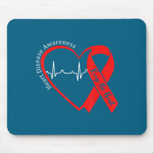 Tapis De Souris Santé cardiaque Sensibilisation aux maladies cardi