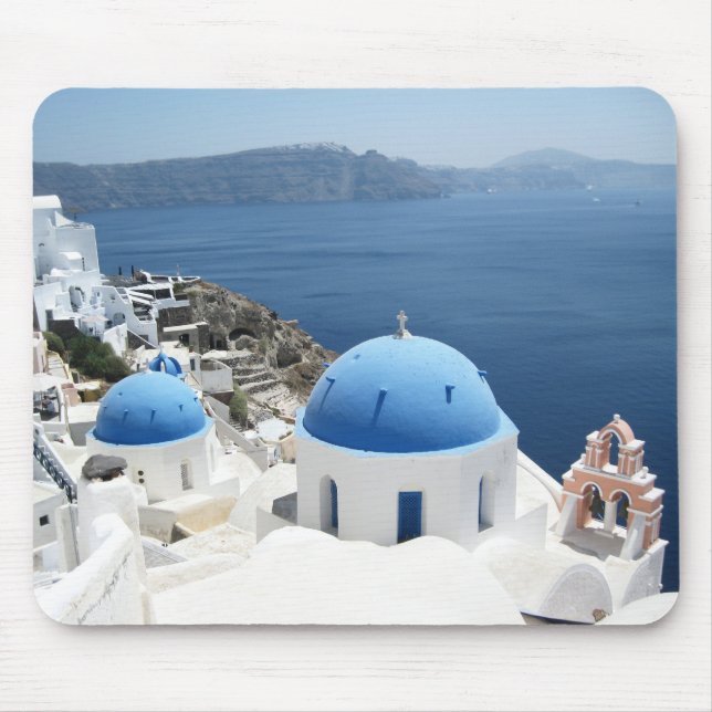 Tapis De Souris Santorin Grèce (Devant)