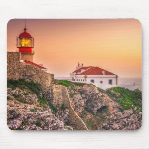 Tapis De Souris Sao Vicente de Cabo au coucher du soleil  