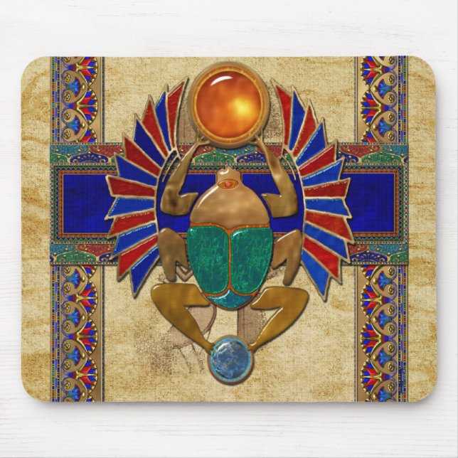 Tapis De Souris Sarcophage 3D égyptien (Devant)