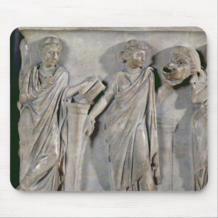 Tapis De Souris Sarcophage des Muses, détail de Clio et