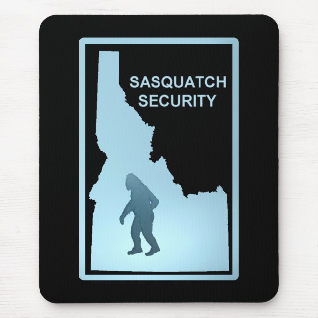 Tapis De Souris Sasquatch Security - Idaho (Devant)