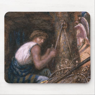Tapis De Souris Saul se cachant parmi la substance, 1866