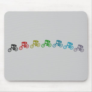 Tapis De Souris Saut de VTT en descente