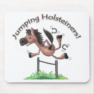 Tapis De Souris Sauter les Holsteiners !