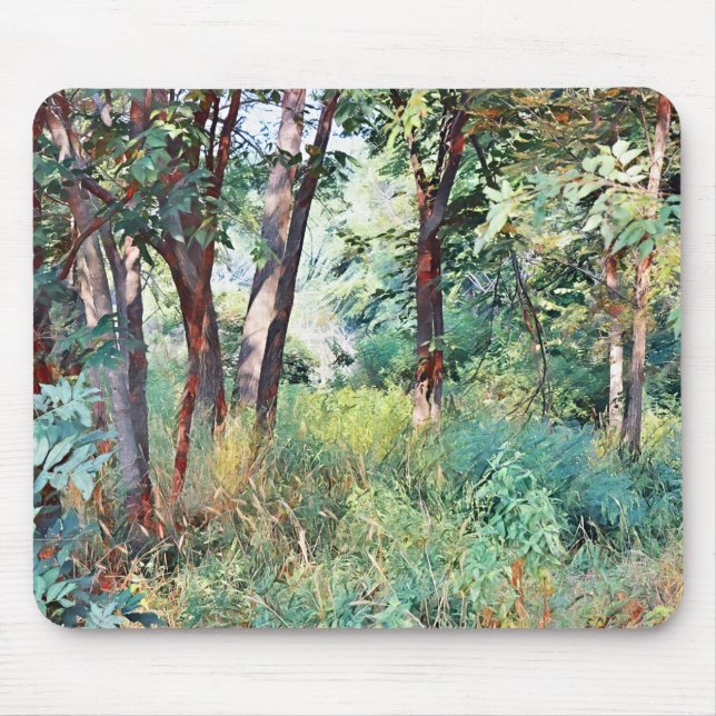 Tapis De Souris Sauvage et Green Forest Art Pad (Devant)